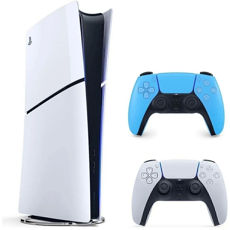 SONY PlayStation PS 5 Digital Slim 1 TB Türkçe Menü Çift Kol (İthalatçı Garantili) Oyun Konsolu Beyaz
