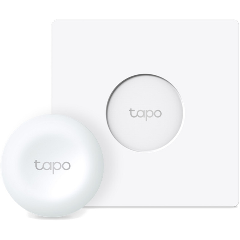 TP-LINK Tapo S200D | Akıllı Işık Düğmesi | Kablo Gerektirmez | Pil Dahil | Gerçek Zamanlı Bildirim | Kolay Kurulum | Tapo Hub Gereklidir